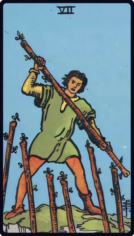 Seven of Wands